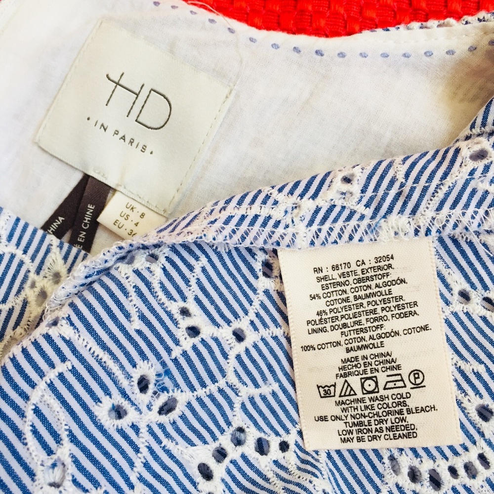 ANTHROPOLOGIE HD in PARIS Pia Peplum Tank - Picture 6 of 8